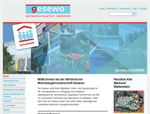 Tablet Screenshot of gesewo.ch